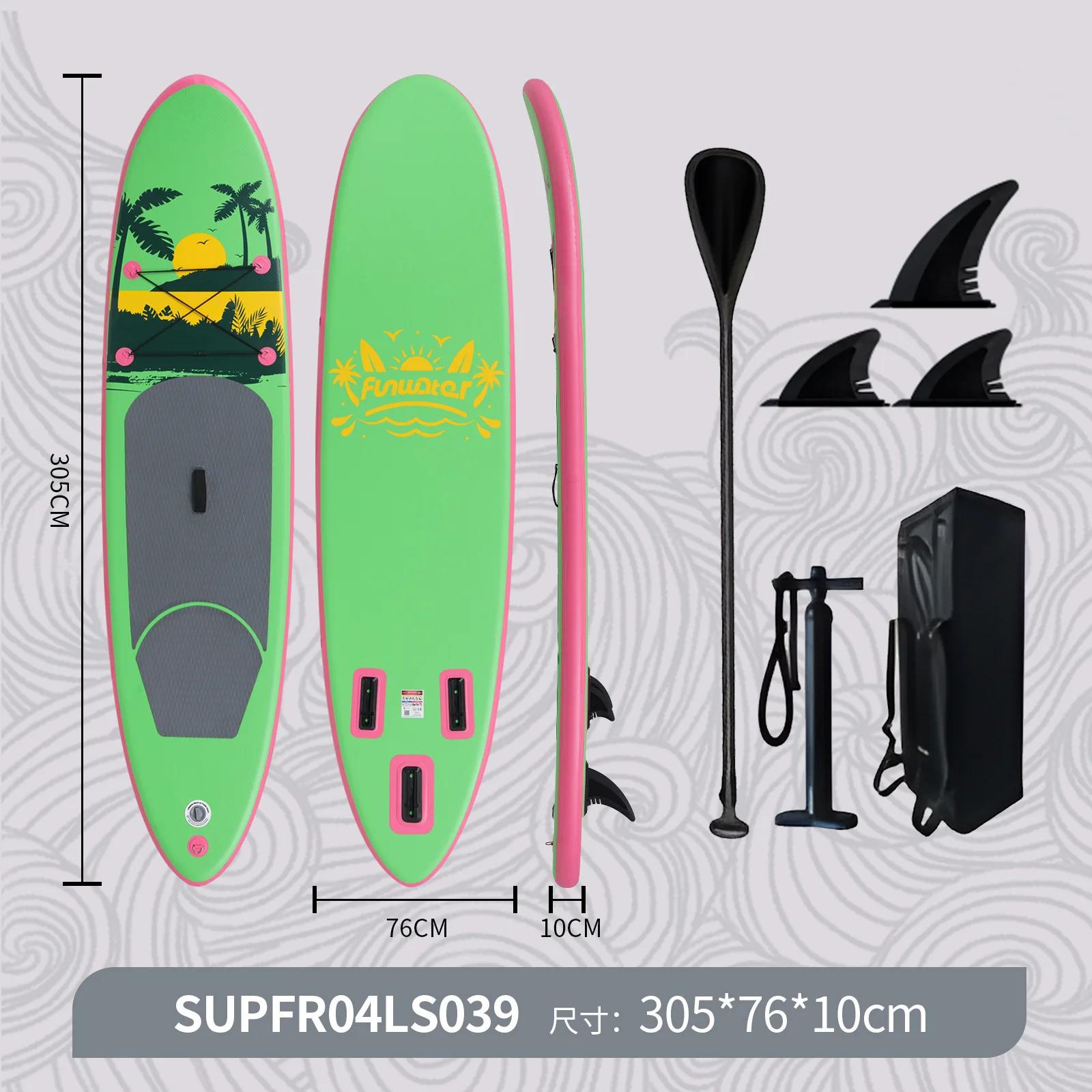 Спортивный картон Надувная доска для серфинга Sup Доска для гребли стоя Утолщенная ПВХ Гоночная доска