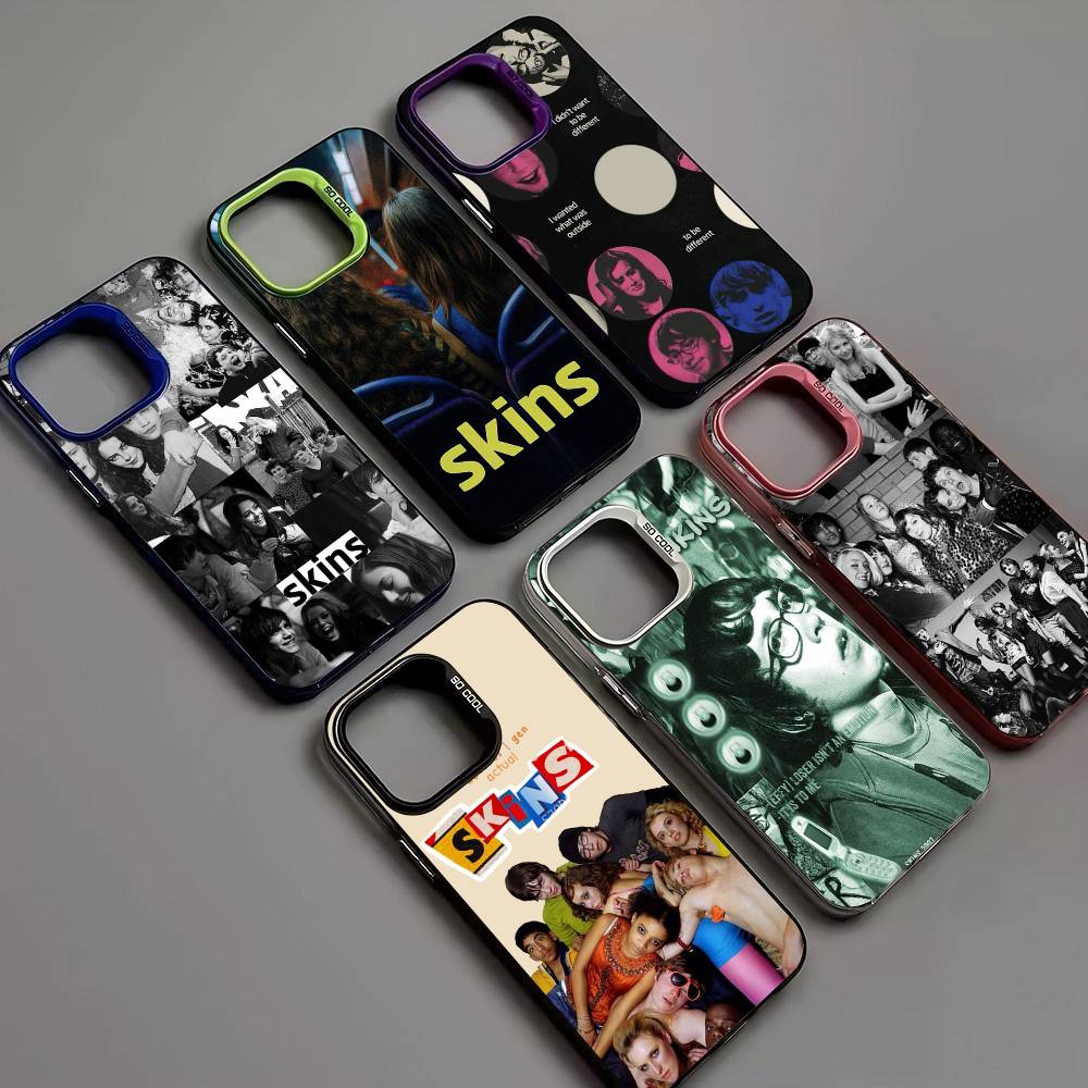 Skins Movie TV Phone Case Color Silver Shell For IPhone 17 16 15 14 13 12 11 Pro Max Plus