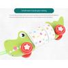 Wooden Animal Push Down Car Pull Rope Car Towing Toys Push and Go Baby Girl Walker Duck Puppy for Kids Early Education Toddler