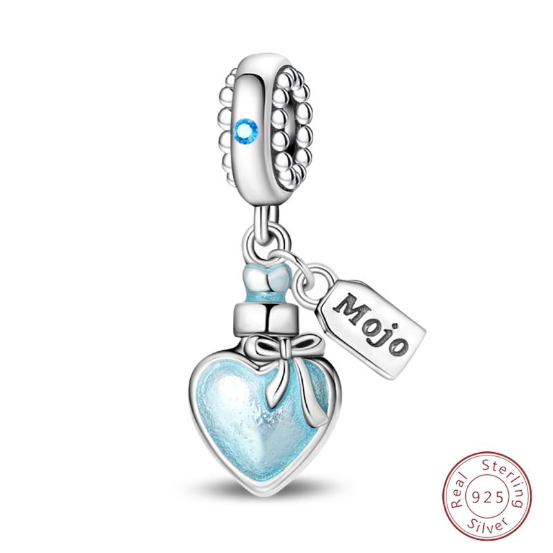 Sweety Copper Cake Poodle Crown Flowers Lover Luminous Charms Beads Fit 3Mm Bracelets Diy Fine Jewelry Making