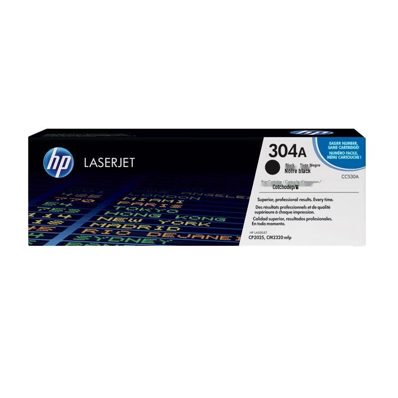 HP CC530A (304A) Black Original Toner Cartridge