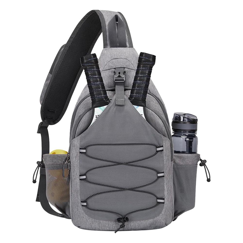 Pickleball Bag Large Capacity Pickleball Backpack Pickleball Paddle Bag for Pickleball Tennis Travel for Men and Women серый