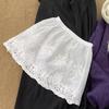 Women's High-Waisted French Romantic Lace A-Line Versatile Layering Skirt
