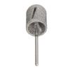 Stainless Steel Round Foot Nail Drill Bit Pedicure Foot Calluses Sanding Polishing Head for Cracked Skin Corns