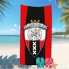 Beach Towel with AFC Ajax Pattern - soft,absorbent,machine washable Lightweight&Modern,swimming,Travel Essentials