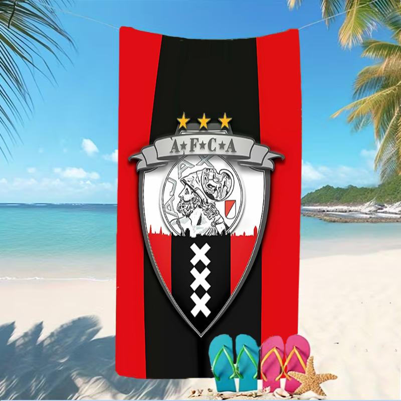 Beach Towel with AFC Ajax Pattern - soft,absorbent,machine washable Lightweight&Modern,swimming,Travel Essentials