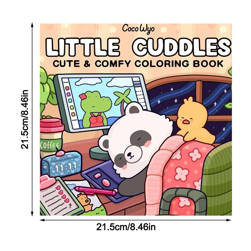 Stressabbau Malbuch Cartoon Kritzeleien Buch Montessori Malspielzeug für Erwachsene und Jugendliche