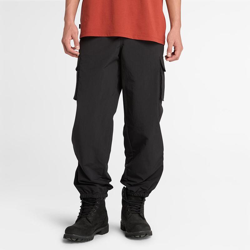 Timberland Water-Resistant Stylish Versatile Comfortable Work Pants Unisex pants Black A6FEZ-001