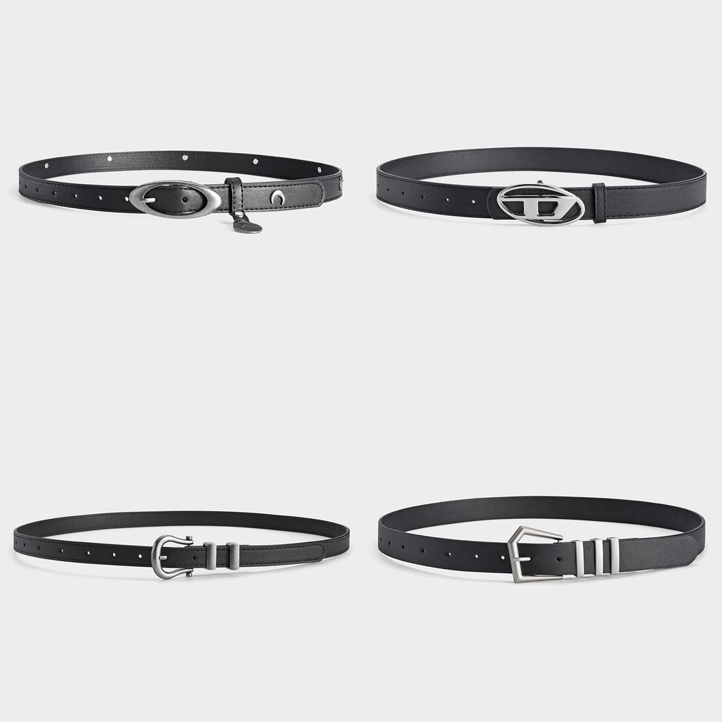 Black Pu Trendy Leather Belt For Fashionable And Casual Wear Perfect For All Occasions