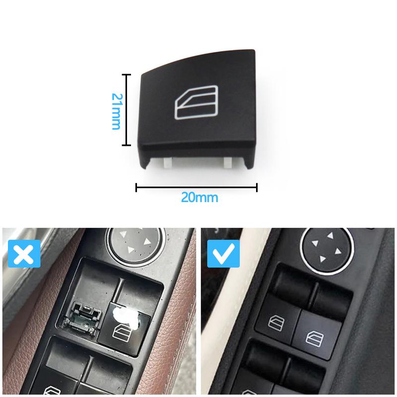 Car Window Lifter Switch Button Cover Cap For Mercedes Benz GLE GLS ML GL CLS G Class W166 W292 W218 W463
