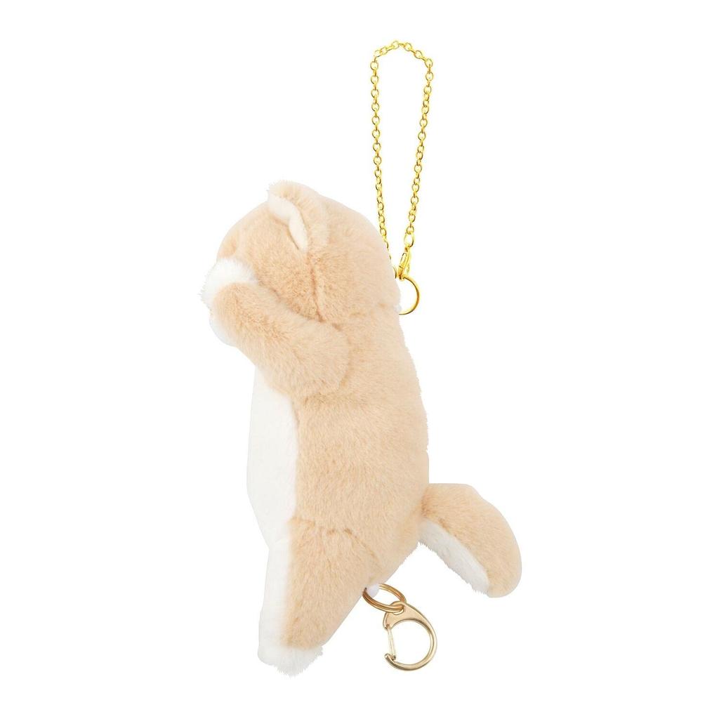 Livheart Reel Necked Shiba Inu 15cm Cute Accessory Mascot, (approx. Long), Case, 97123-44