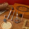 Vintage Wooden Box Embroidery Scissors Kit Diy Craft Supplies Tools Antique Sewing Kit Omplete Sewing Tools For Sewing Craft