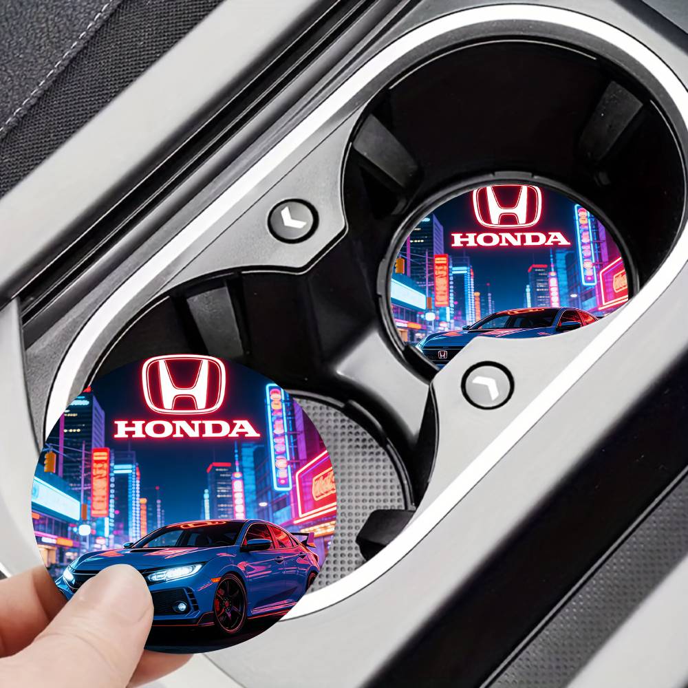 AAADC1 For Honda New Car Cup Holder Anti-Slip Silicone 7cm Insert Coaster Mat Universal Car Accessories Black Fit Most Cars