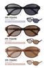 Photochromic Polarized Sunglasses for Blocks of UV Square Color Changing for Outdoor Lightweight Oval Boston Demi Brown [Fujita Optical] Men, 99%