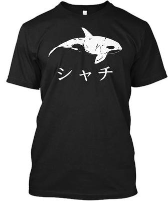 Orca Vaporwave Japanisch Kawaii Schwertwal TTshirt Hergestellt in den USA Größe S bis 5XL