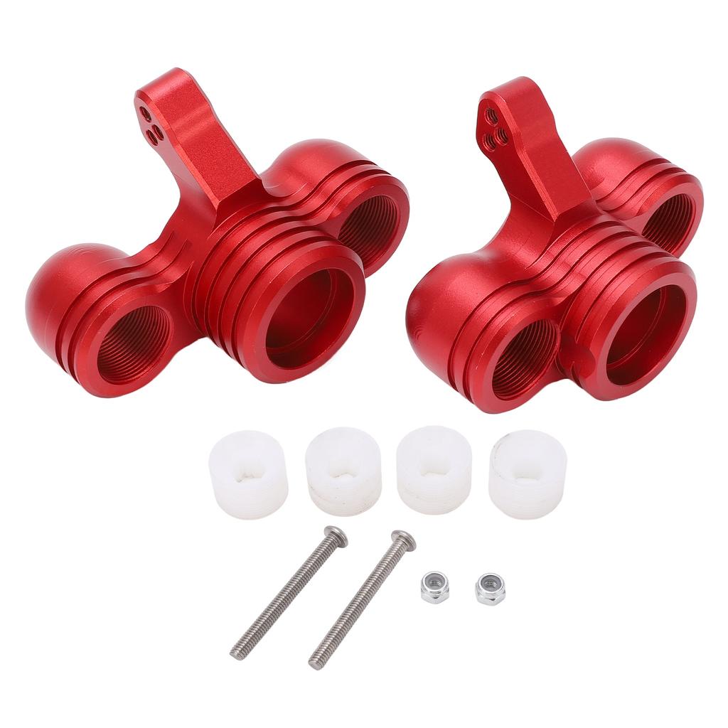 1 Pair Front Steering Knuckle Aluminum Alloy RC Car Upgrade Parts for KRATON 8S Outcast 8S 1/5 RC Car