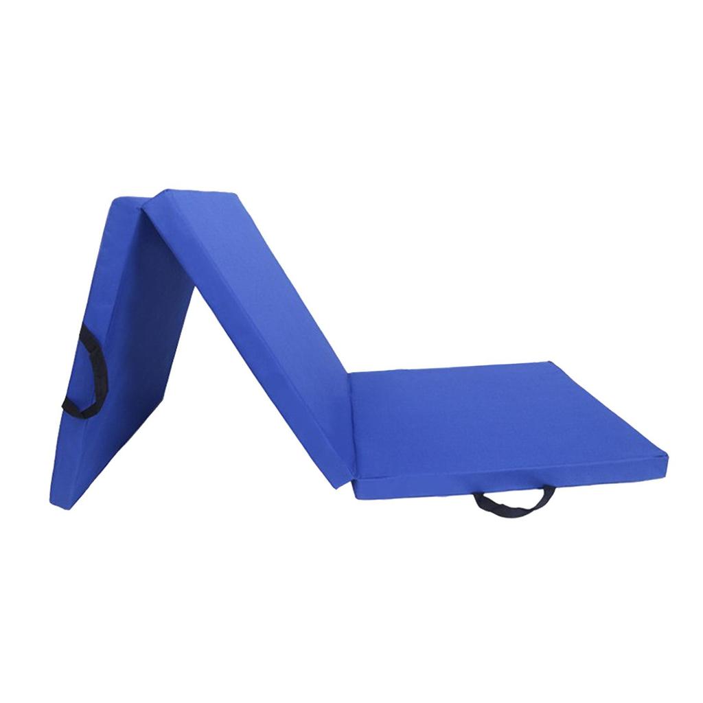 Exercise Mat Carry Handle Cushion Thick Home Gym Unisex Yoga Pad for Balance Fitness