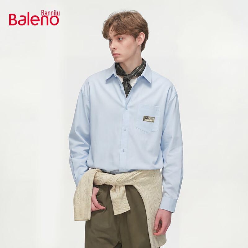 Baleno Men's Casual Long-Sleeve Breathable Shirt