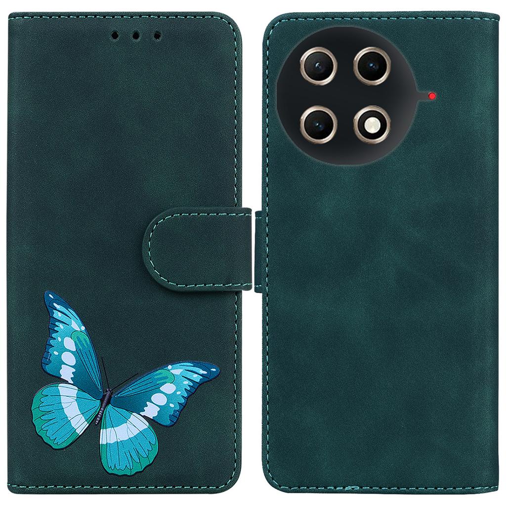 For TECNO Camon 30S 4G/30S Pro 4G Stand Case PU Leather Phone Cover Butterfly Printed