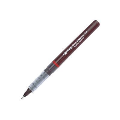Rotring Fiber Tip Pen Tikki 1904753 Genuine Imported Product 0.3mm