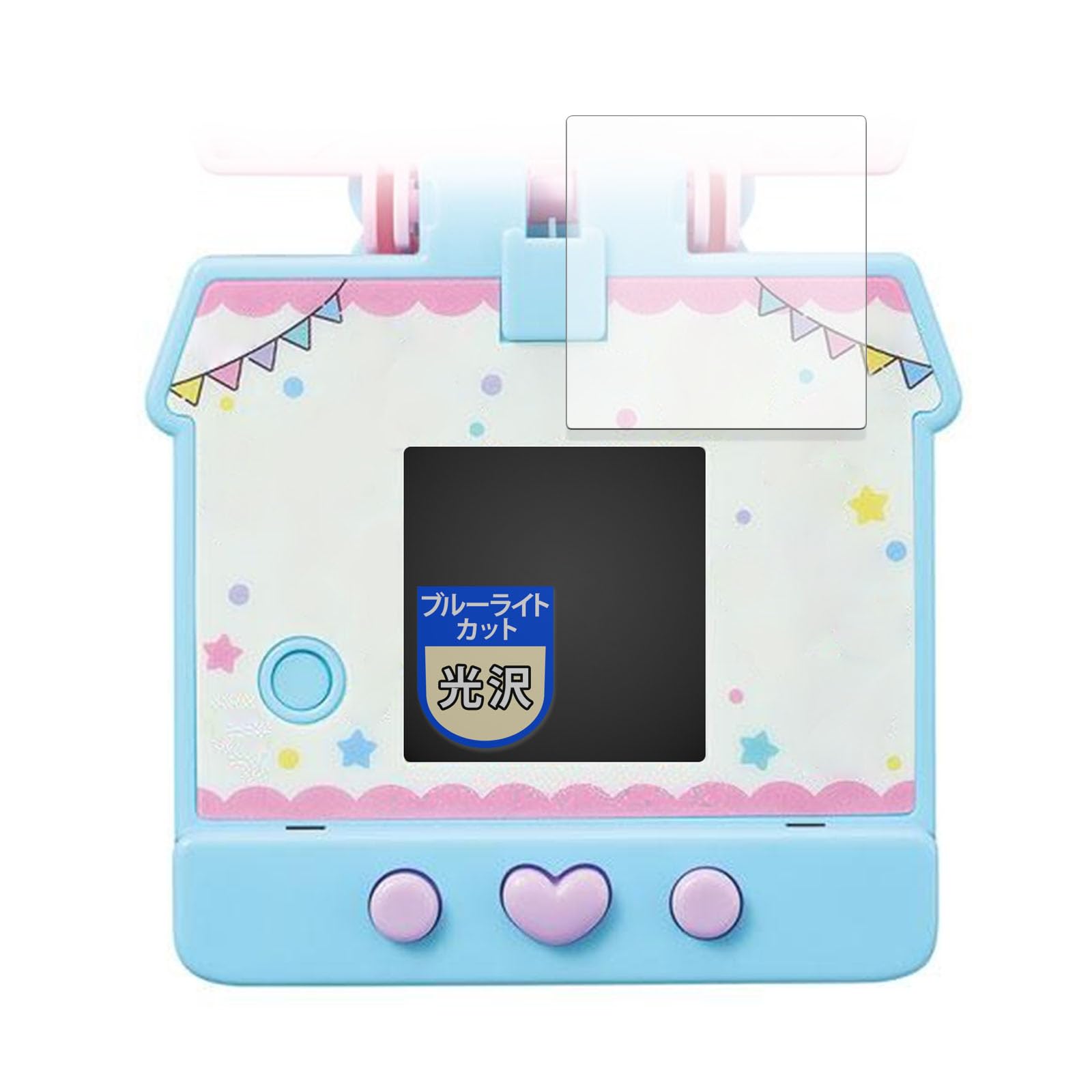MotoMoto Screen Protector for BANDAI Pocket Room Sanrio Characters, Blue Light Blocking, Ultra-Clear and Beautiful, Made in Japan