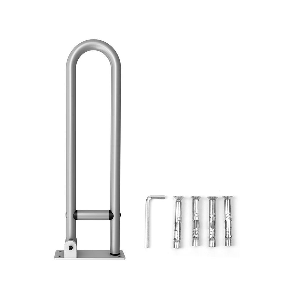Aluminum Alloy Handrail for Toilet Anti-Fall Celsius Anti-Slip Bathroom Handrail -Up Handrail Screw-In Grab Bar Handle Home Health C