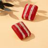 Hong Kong Style Retro Square Earrings - Versatile, Personalized, Fashionable Women's Accessory