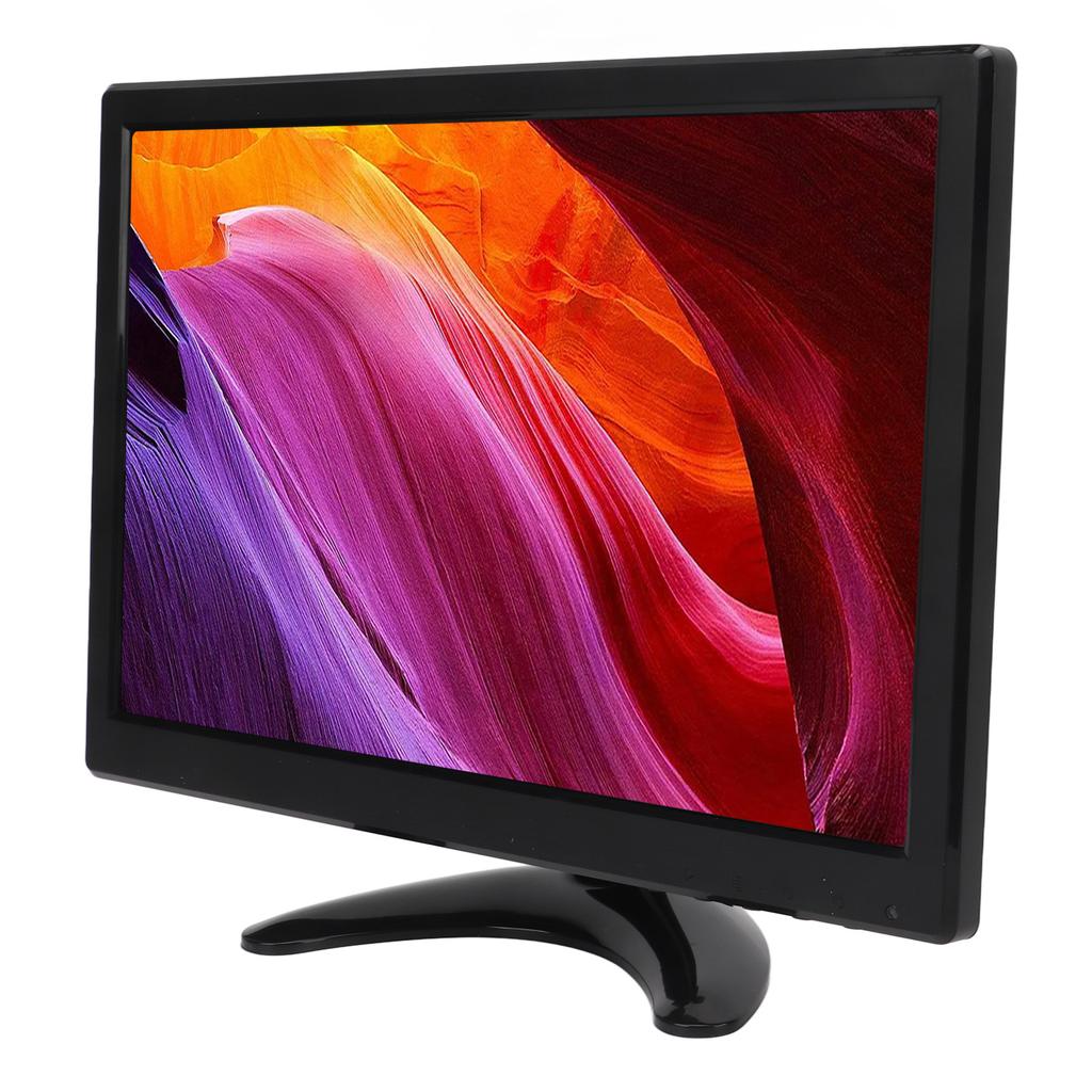 12 Inch TFT LCD Monitor with VGA HD Multimedia AV BNC USB DC Input Portable HD Color Display with