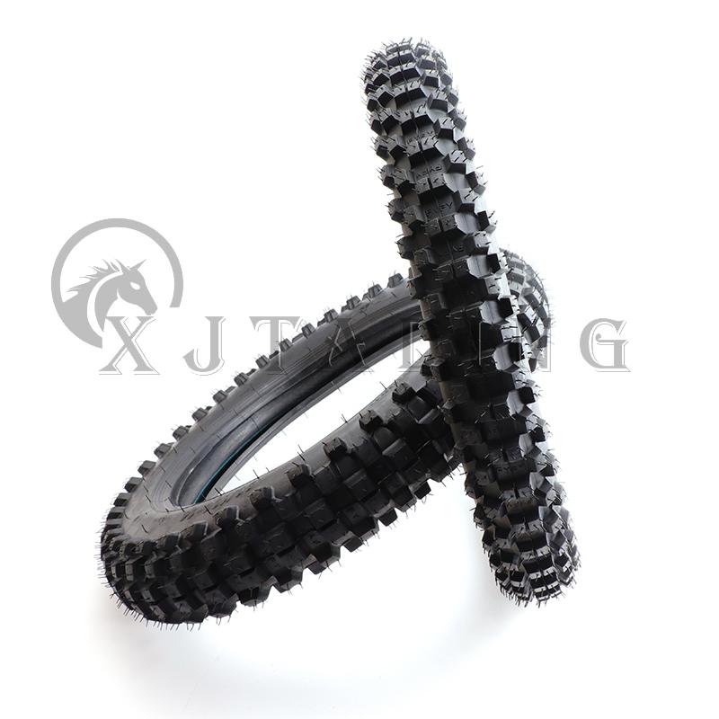 Off Road Tire 90/100-14 70/100-17 Inner And Outer Tires For Mud Pit Motorcycle Off Road Motorcycle 14/17 Inch Rear/Front Wheel