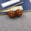 1 Pair Walnut Solid Wood Hand Massage Balls Portable Stress Relief Exercise Tool for Home Decor Ornament