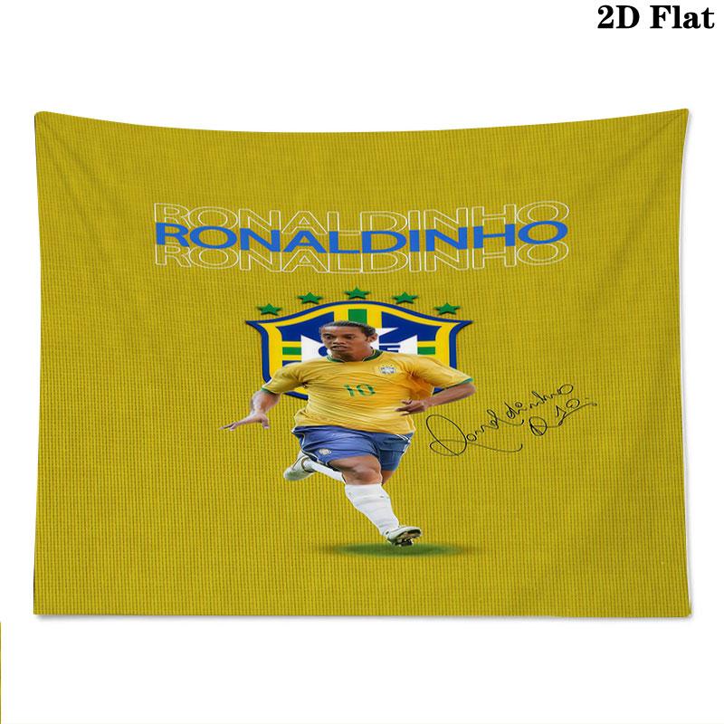 Ronaldinho Wall Tapestry Aesthetic Wall Hanging Printed Fabric Blanket Decorative Tapestries for Bedroom Living Room Home Decor