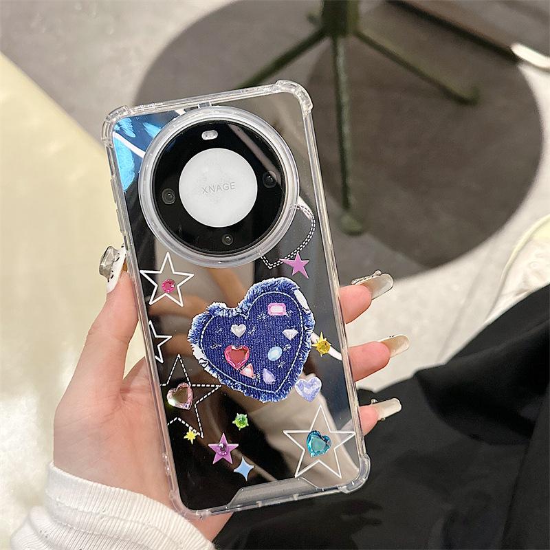 Huawei Mate60 Pro/P60 Diamond Case for Honor 90/80 and Nova11/10 Mirror Models