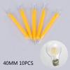 10Pc 40Mm Bulb Filament Lamp Parts Led Light Accessories Diodes Filame