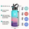 SYACOT Water Bottle 32/40/64 Oz Stainless Steel, Insulated, Leak Proof (Mint/Pink/Purple)