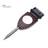 Efficient Club Cleaning Brush Golf Double-Headed Flexible Bristles Sharp Tip Stainless Tool Steel Shaft Groove Scrubber Cleaner Accessories Durable