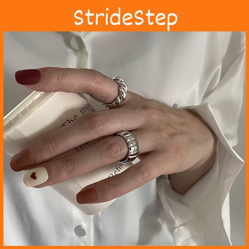 Chic Ins Style Copper Adjustable Ring For Women Trendy Minimalist Design Spring 2023