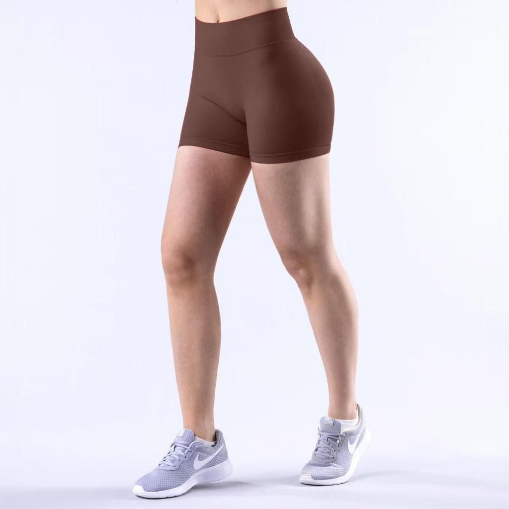 Dfyne Naadloze Dames Yogashorts - Billiftend, Hardloop-, Fitnessbroek