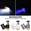 60X Mini Magnifier Pocket Microscope with LED UV Light Jewelry Magnifying Glass Jewelers Eye Loupe For Diamond Coins Currency