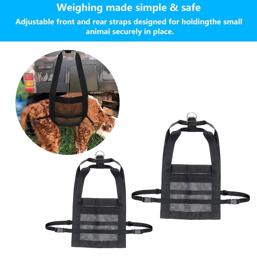 200lbs Livestock Weighing Strap Calf Sling Easy to Operate for Hogs Farm