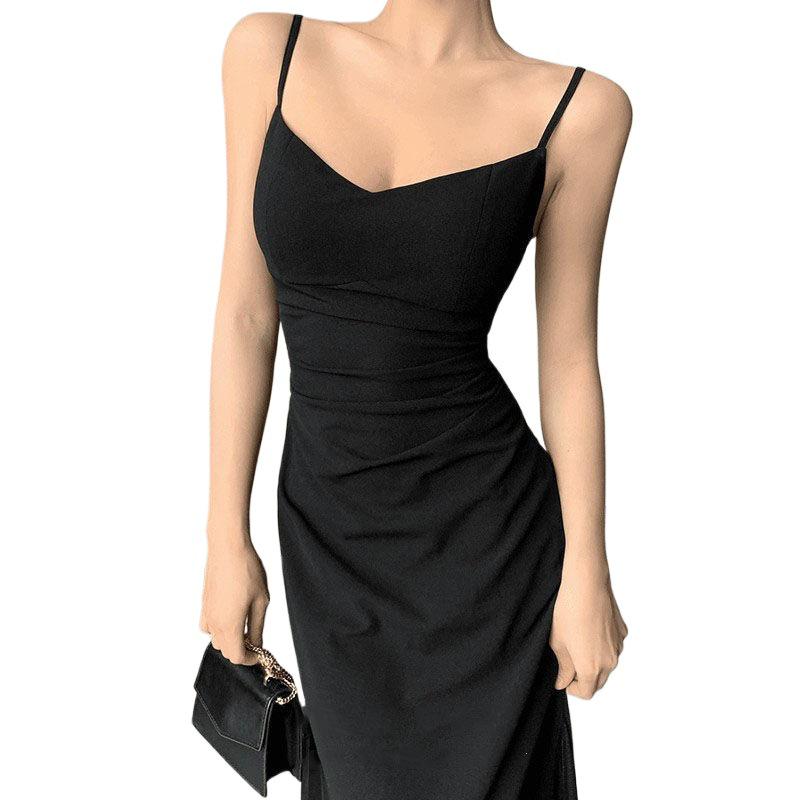 Chinese Kendall Style Waist-Slimming French Tulle Summer 2025 Long Dress