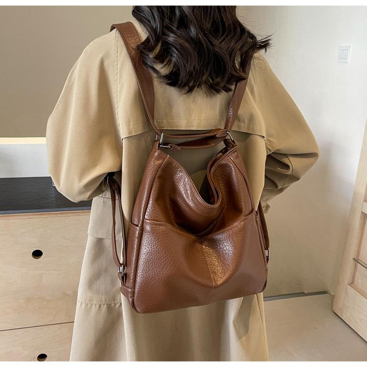 Source Factory Simple Large Capacity 2025 New Premium Multifunctional Backpack Fashion Shoulder Bag