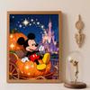 Diamond Art Painting Kit Diamond Pumpkin Mickey Mouse Magic Wand, Wall Art Crafts, Home Room Decoration