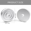 Aluminium Schallplattenadapter 45 U/min Plattenspieleradapter für 7-Zoll-Vinyls Stabilisiert und minimiert Exzentrizität