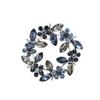 Wreath Olive Wreath Brooch Alloy Korean Style Badge Rhinestone Olive Branch Pin Clothes Accessories Luxury Women Brooch Gifts
