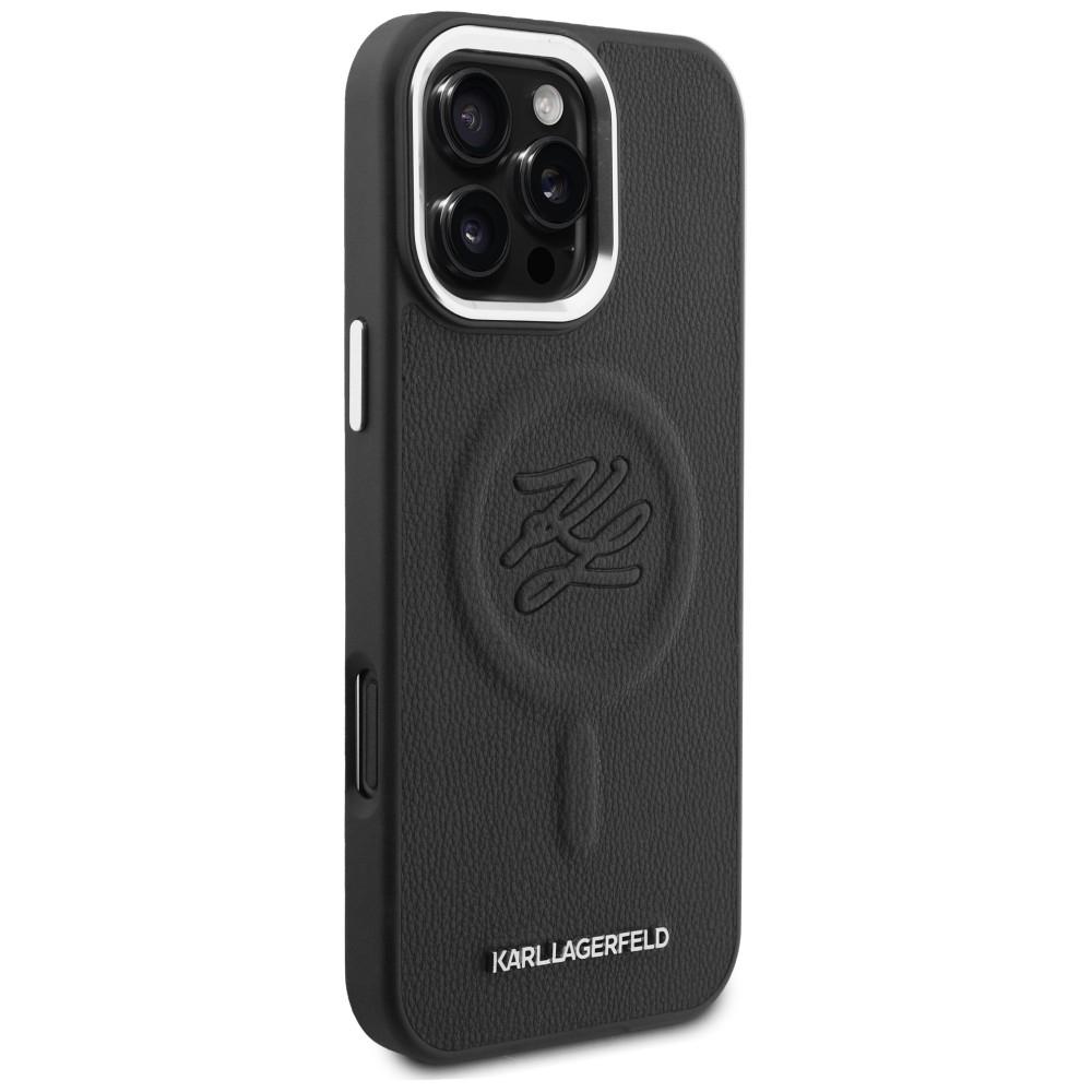Karl Lagerfeld Embossed Ring Initials MagSafe Case for Samsung Galaxy S26 Black