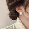 Korean Irregular Pearl Ear Cuff: Elegant Retro Stud Earrings