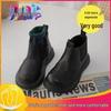 Kids' British-Style Leather Boots - Warm, Velvet-Lined, Suitable for Autumn/Winter