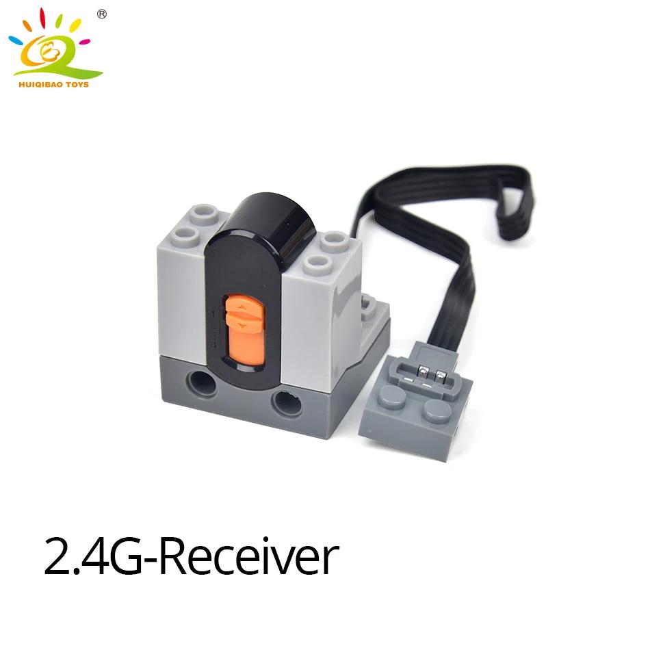 MOC Technical Power Function Train M L XL Motor IR Building Blocks High Tech Parts Bricks DIY Car Truck Construction