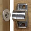 Magnetic Cabinet Catches with Metal Finish, Magnet Door Latch for Kitchen Cabinet and Wardrobe Closets, Heavy-Duty Metal Materia