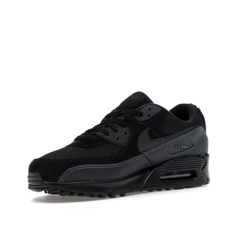 Nike Air Max 90 Reflective Swoosh Unisex Sneakers Black Anthracite HQ3828-002
